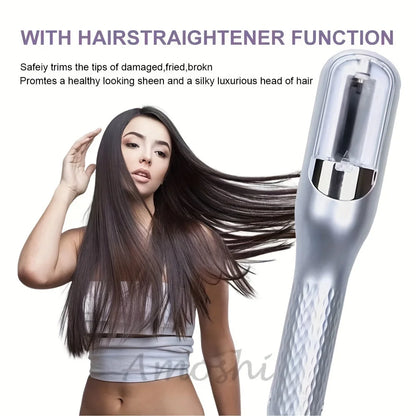 Portable mini straightener, evenly distributed heat, hair styling tool, lightweight travel friendly design