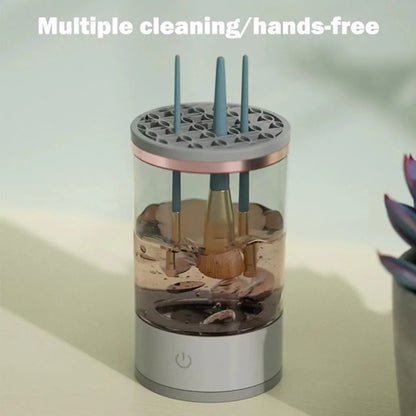 New Makeup Brush Cleaner Automatic Rotating Makeup Brush Cleaner  Electric Cosmetic Makeup Brush Rotary Washing Machine