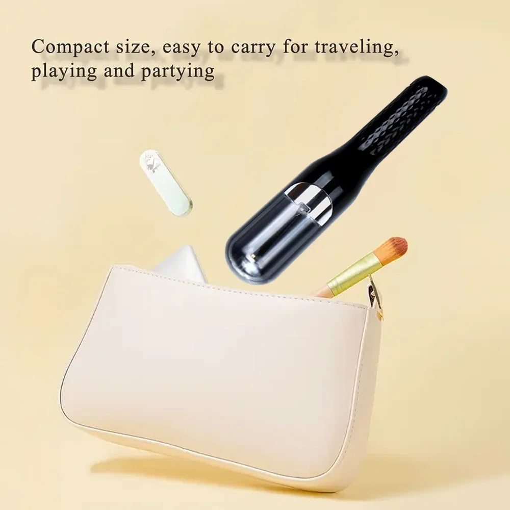 Portable mini straightener, evenly distributed heat, hair styling tool, lightweight travel friendly design