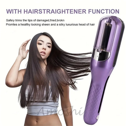 Portable mini straightener, evenly distributed heat, hair styling tool, lightweight travel friendly design