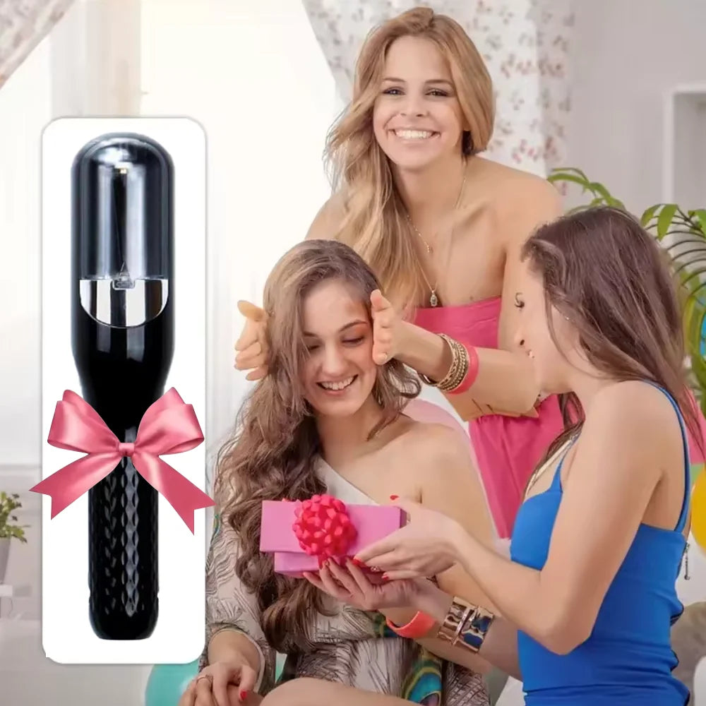 Portable mini straightener, evenly distributed heat, hair styling tool, lightweight travel friendly design