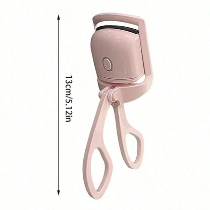 Quick-Heat Eyelash Curler - USB Rechargeable, Portable & Long-Lasting Lash Curler With Adjustable Temperatures