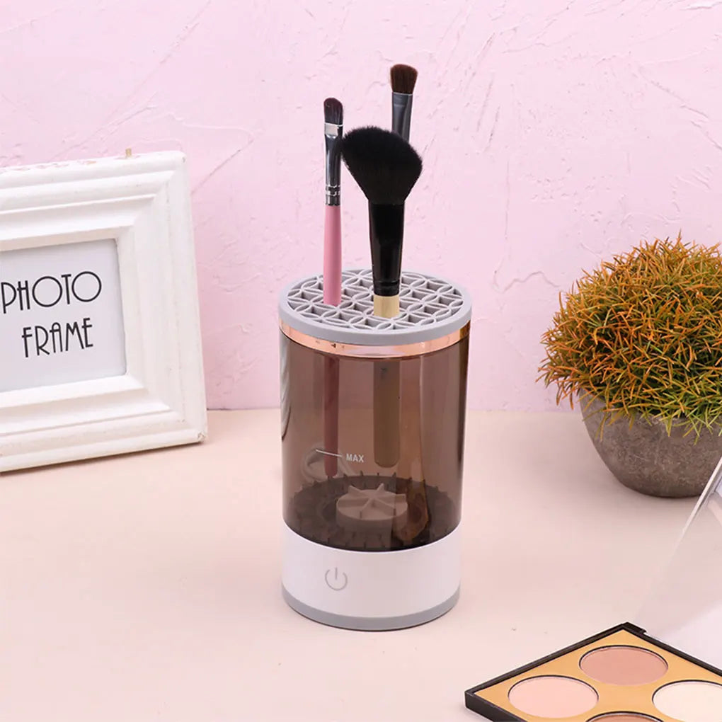 New Makeup Brush Cleaner Automatic Rotating Makeup Brush Cleaner  Electric Cosmetic Makeup Brush Rotary Washing Machine